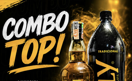 Post: Combo Top com whisky e energético Baly
