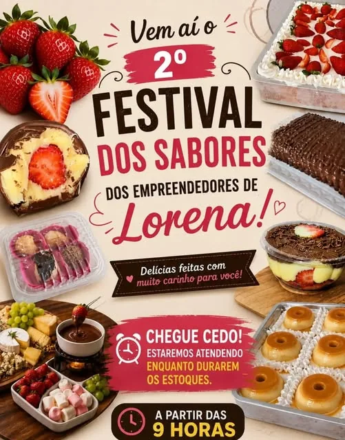 Post: 2º Festival dos Sabores dos Empreendedores de Lorena